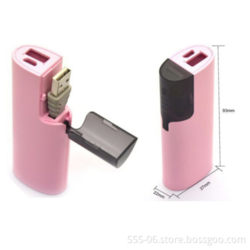 OEM Factory USB portable 2600mah power bank charger for smartphone